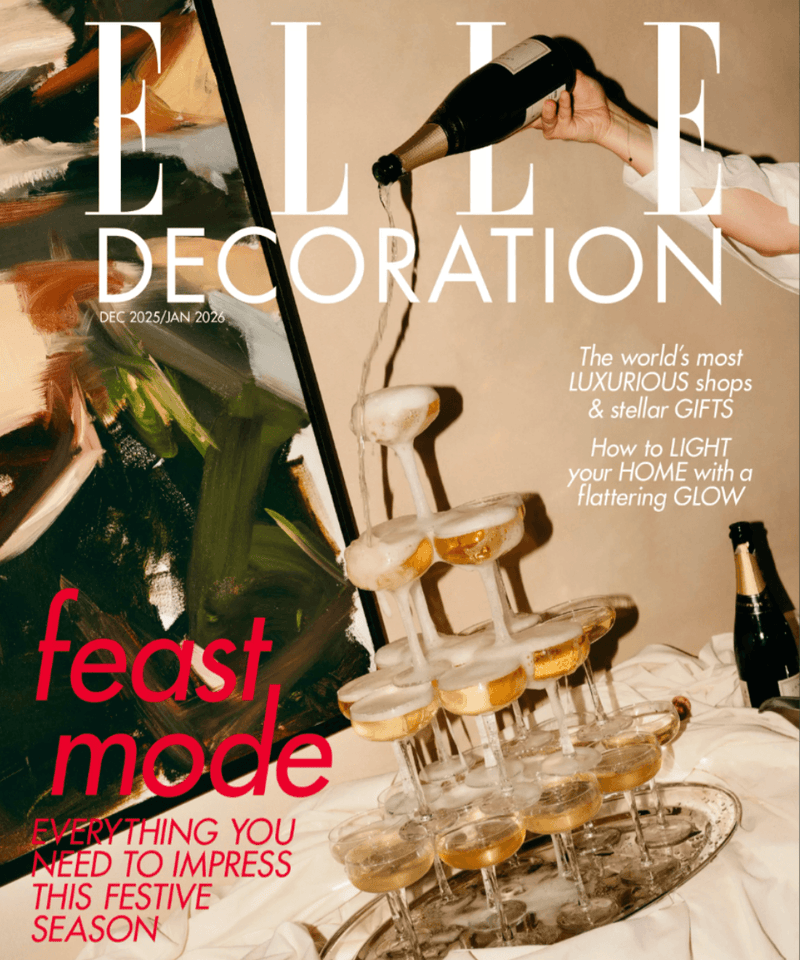 Cover of Elle Decoration magazine - Dec 25/Jan 26 issue