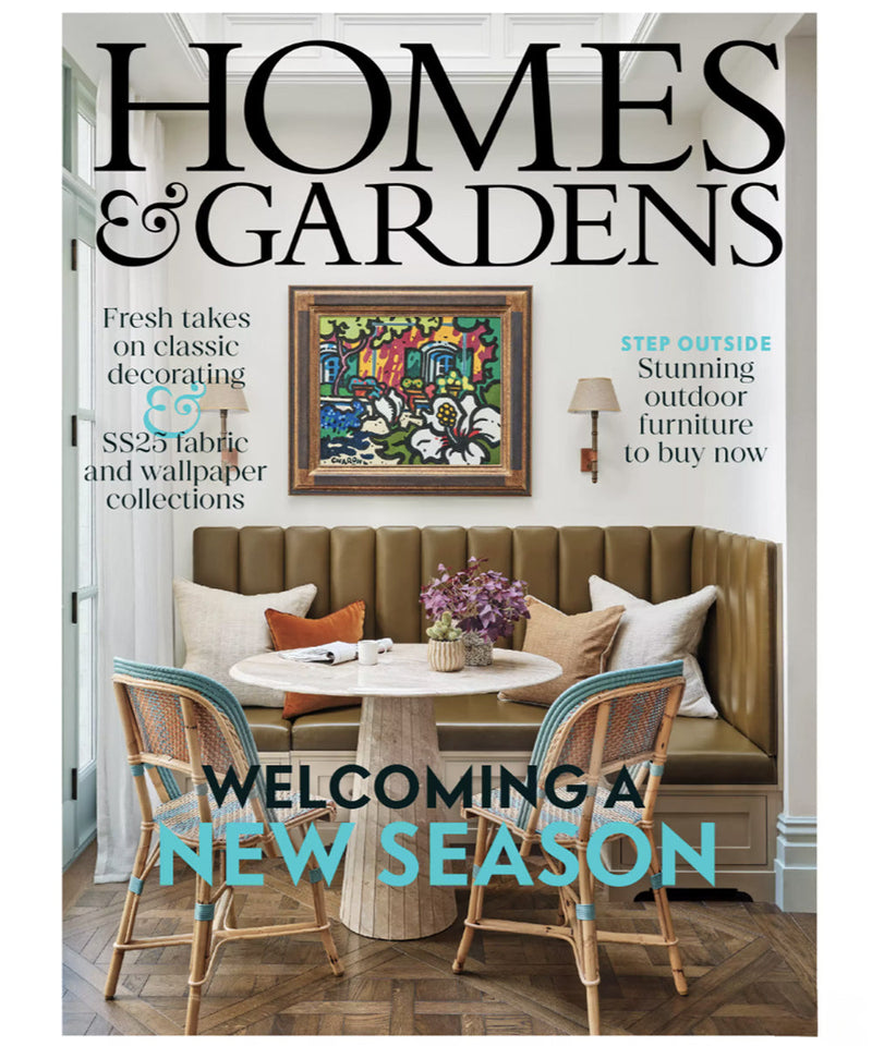 Homes & Gardens Magazine cover for the April 2025 issue