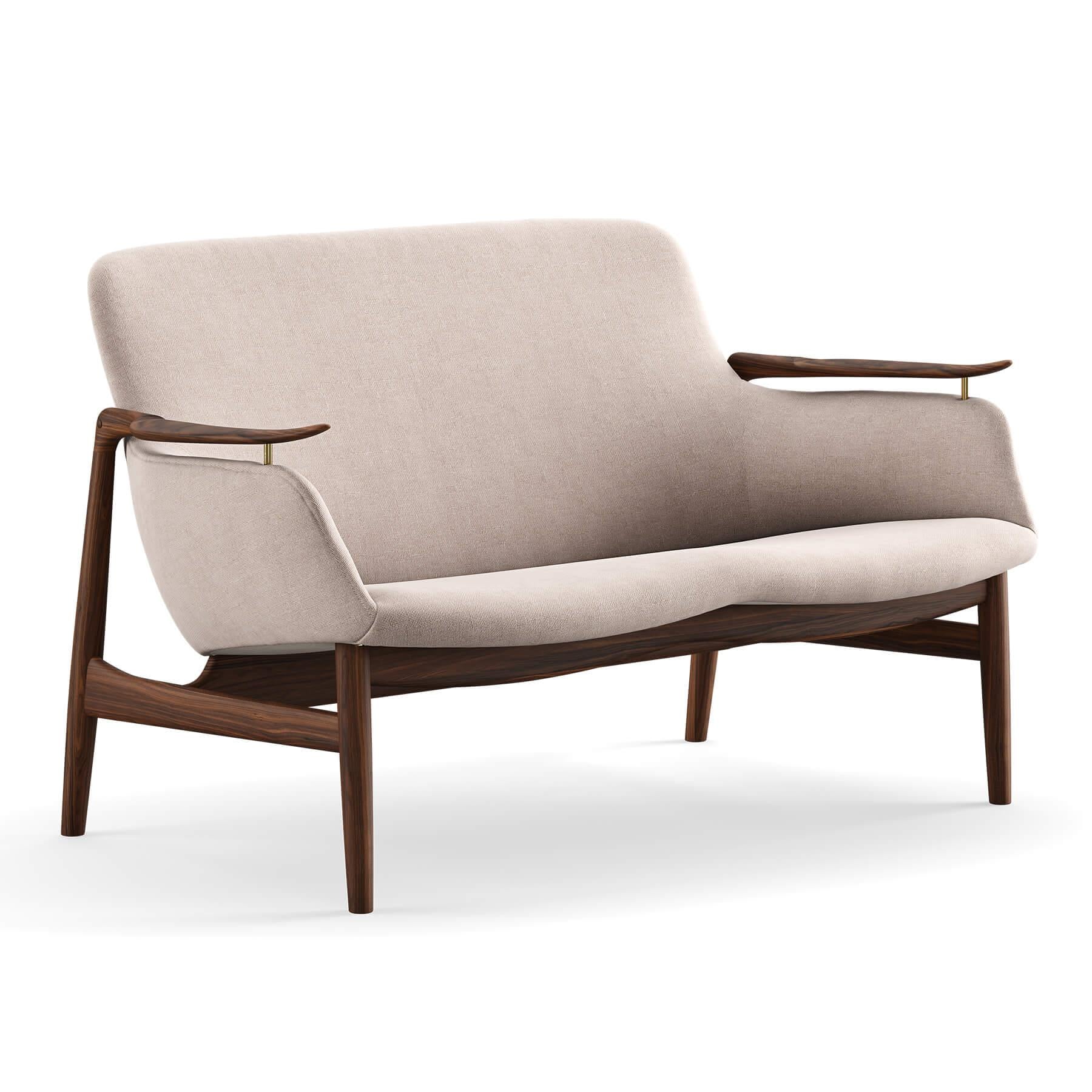 Finn Juhl The 53 Sofa in Walnut