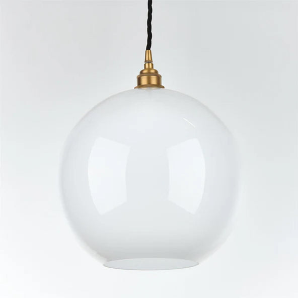 Outlet Old School Electric Adderley Pendant Light - Antique Brass, Large : 28cm