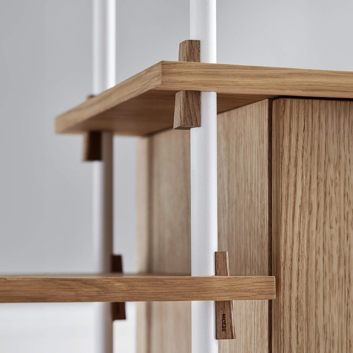 MOEBE Triple Shelving System with 2 L Shelves