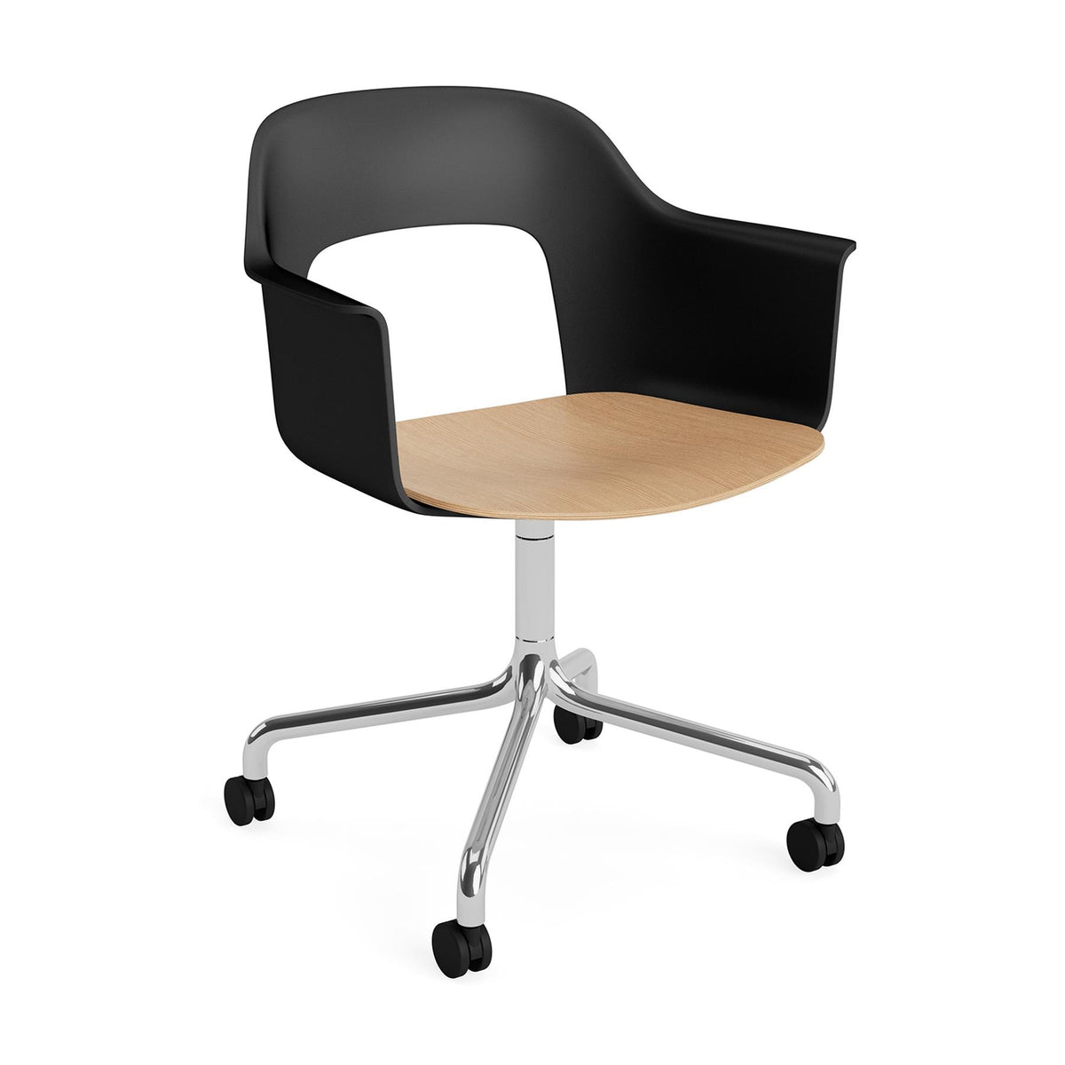 HAY Layout Armchair 262 with 4 Star Swivel Wheel Base