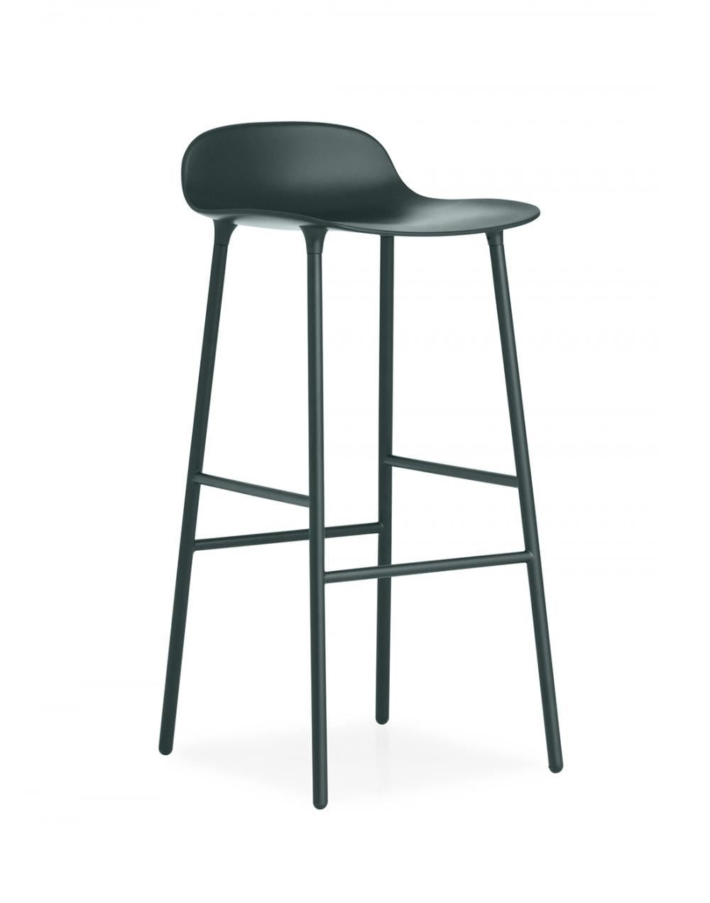 Normann Copenhagen Form Barstool - Metal Legs