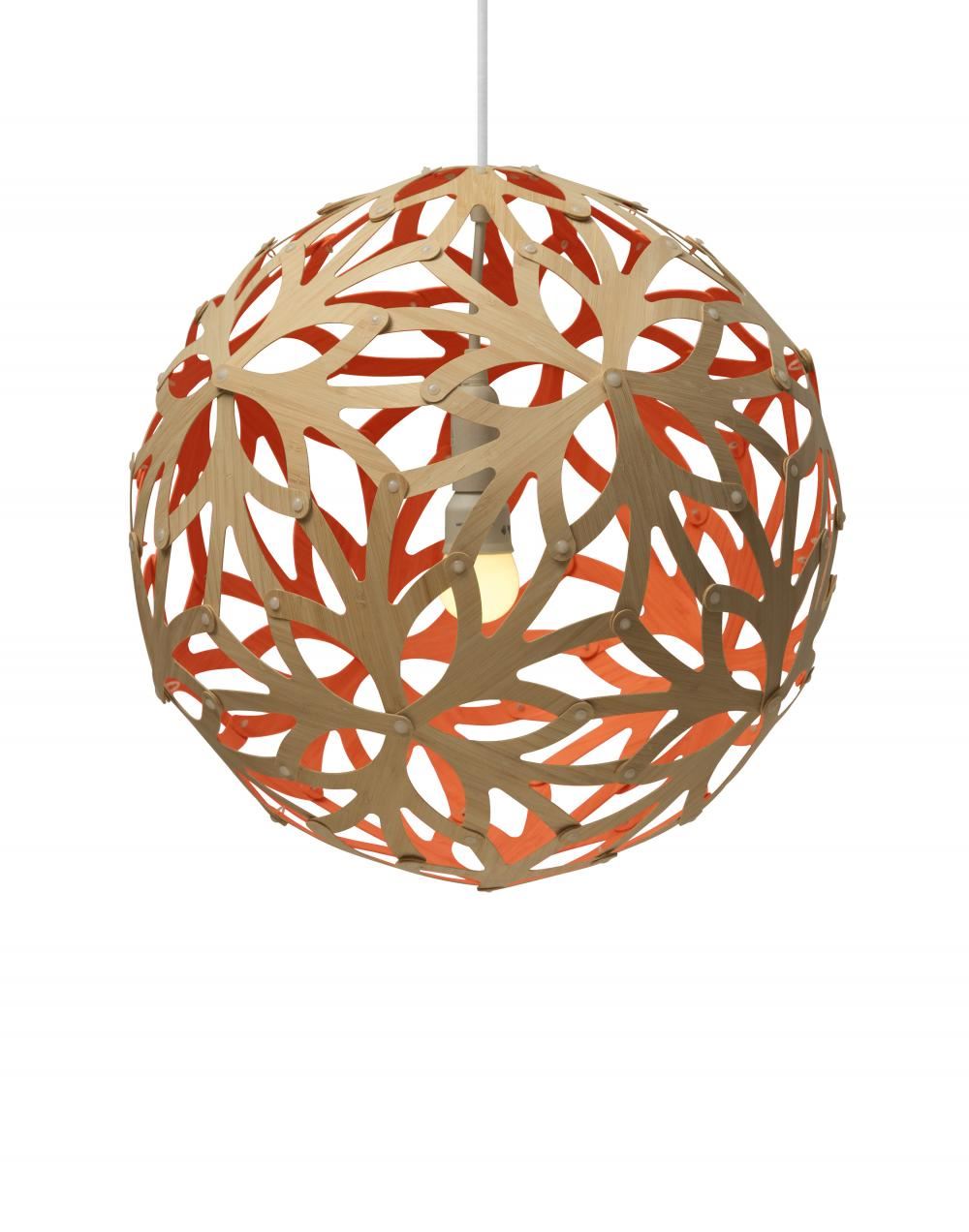David Trubridge Floral Pendant Light Coloured - 1 Side