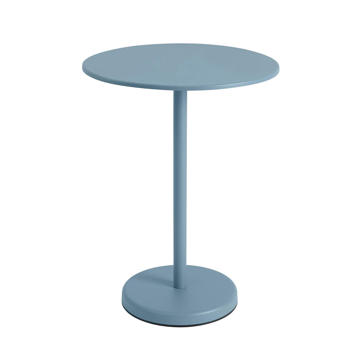 Muuto Linear High Round Steel Garden Cafe Table