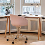 HAY AAC 53 Chair, Upholstered - 5 Star Swivel Base, Gas Lift and Wheels