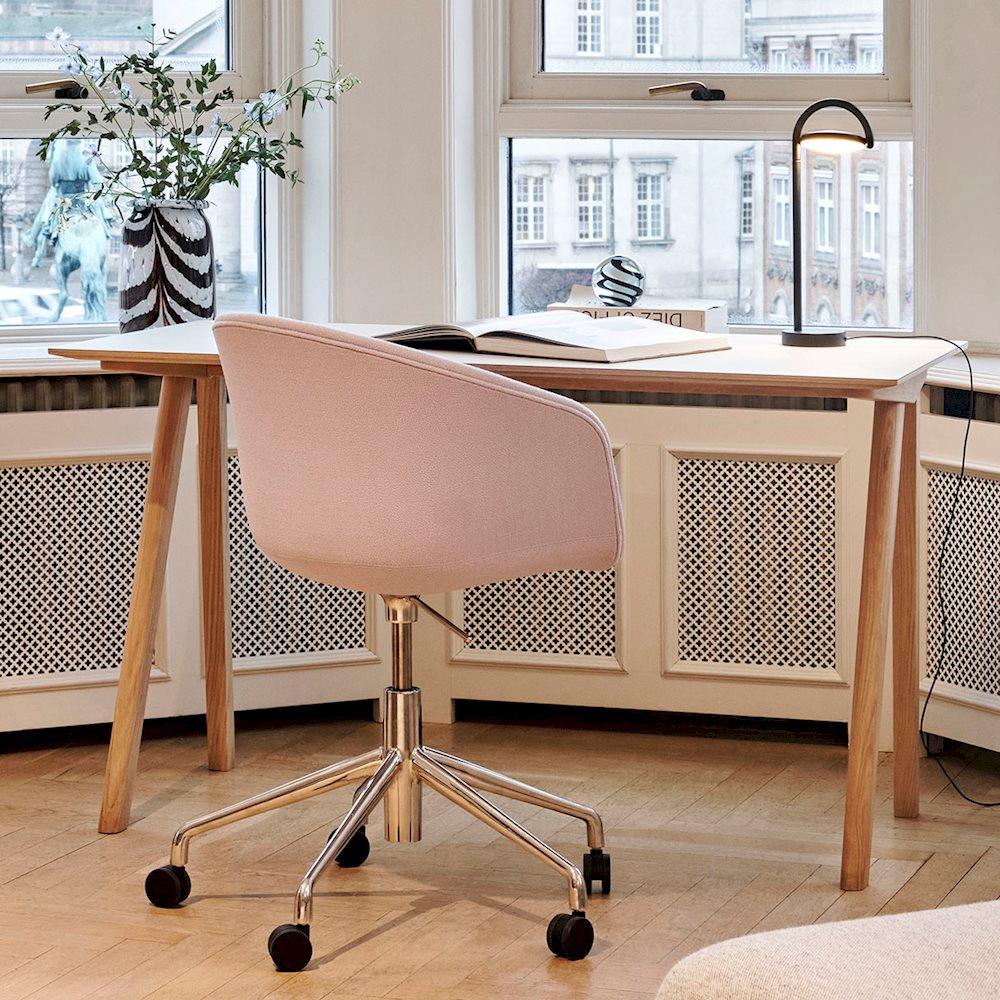 HAY AAC 53 Chair, Upholstered - 5 Star Swivel Base, Gas Lift and Wheels