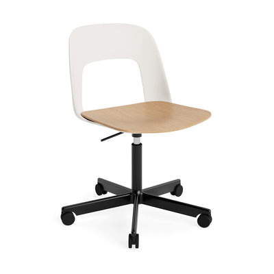 HAY Layout Chair 142 with 5 Star Swivel Wheel Base and Gas Lift