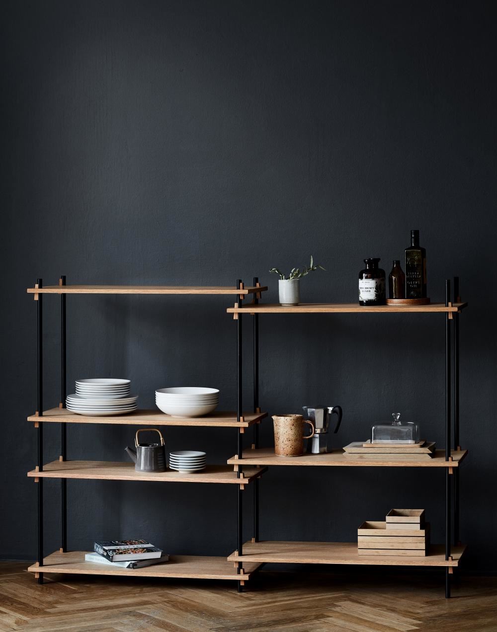 MOEBE Double Shelving System