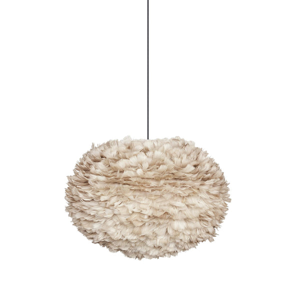Outlet Umage Eos Pendant Light - Large, Light Brown, Black Cord Set