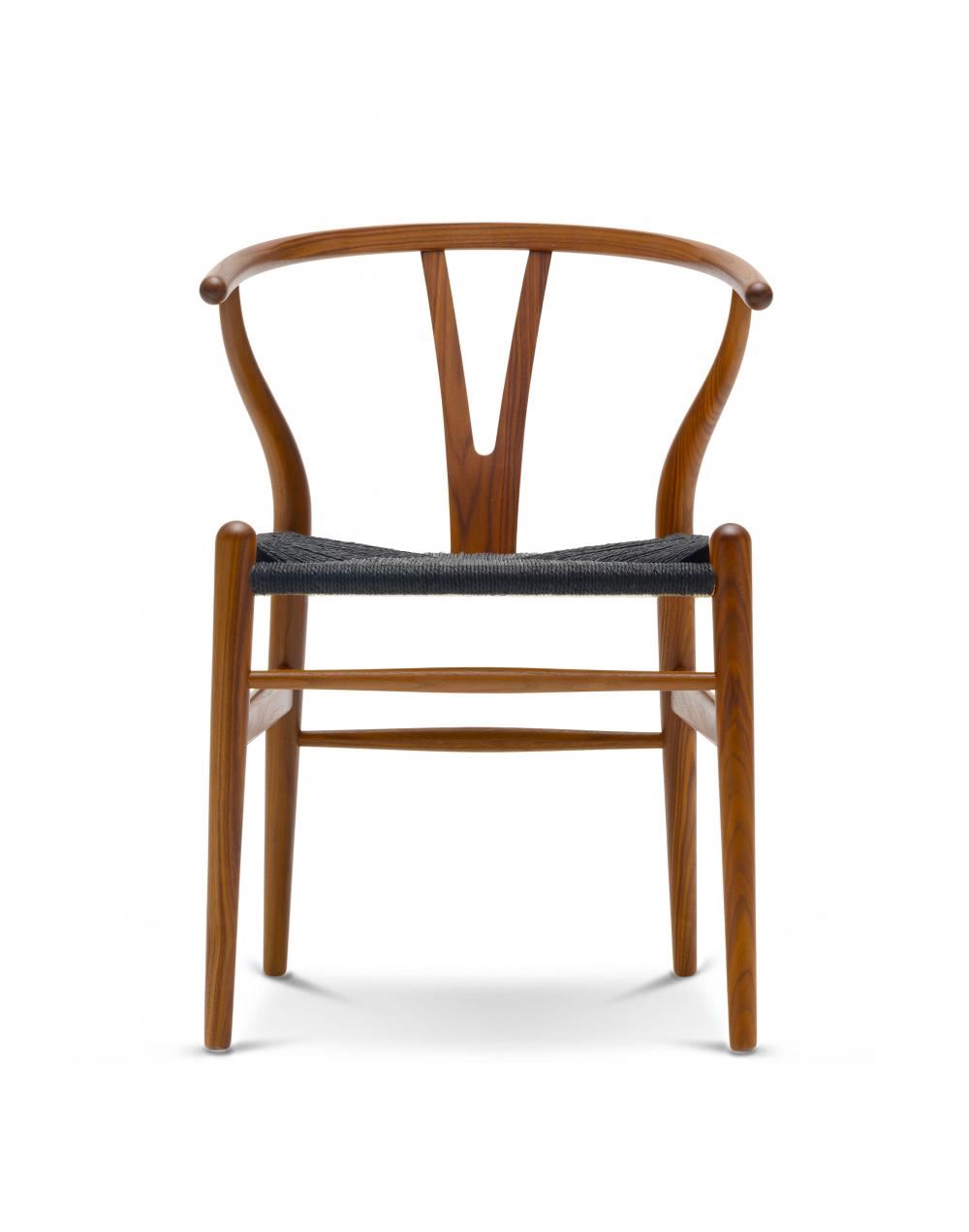 Carl Hansen & Son CH24 Wishbone Chair - Black Paper Cord Seat