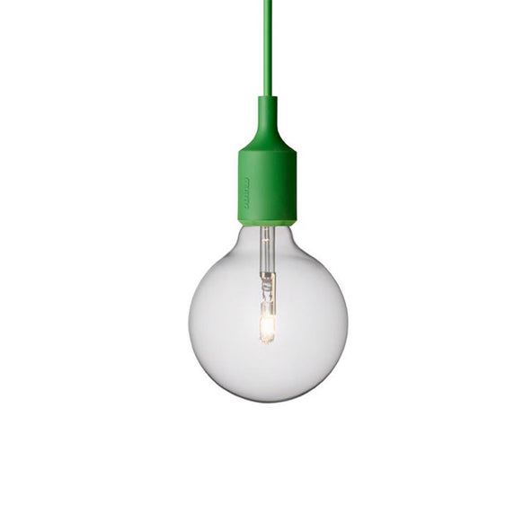 Outlet Muuto E27 Pendant Green - LED, Light Grey, No Bulb