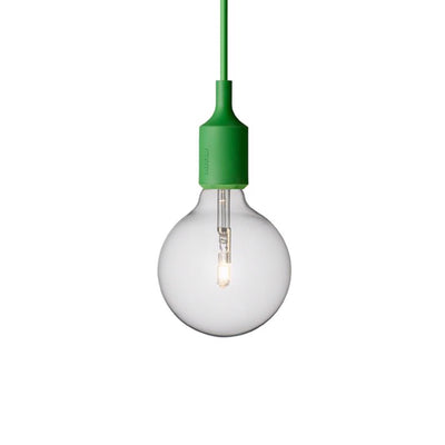 Outlet Muuto E27 Pendant Green - LED, Light Grey, No Bulb