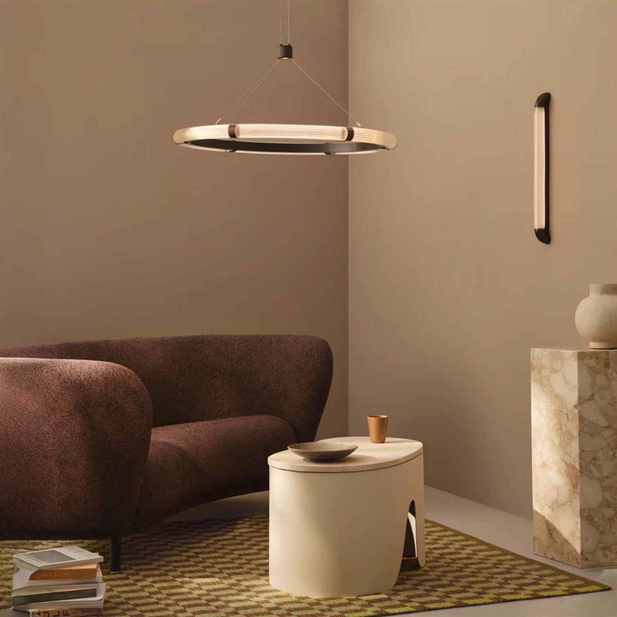 J. Adams Strata Circular Pendant Light