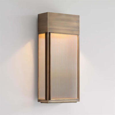 J. Adams Willow Wide Outdoor Wall Light