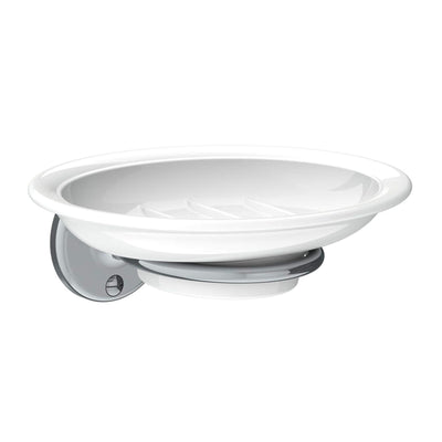 Lefroy Brooks Wall Mounted Edwardian China Soap Dish LB4937