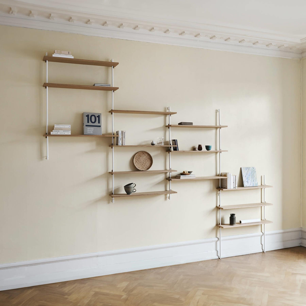 MOEBE Wall Shelving Set Quadruple