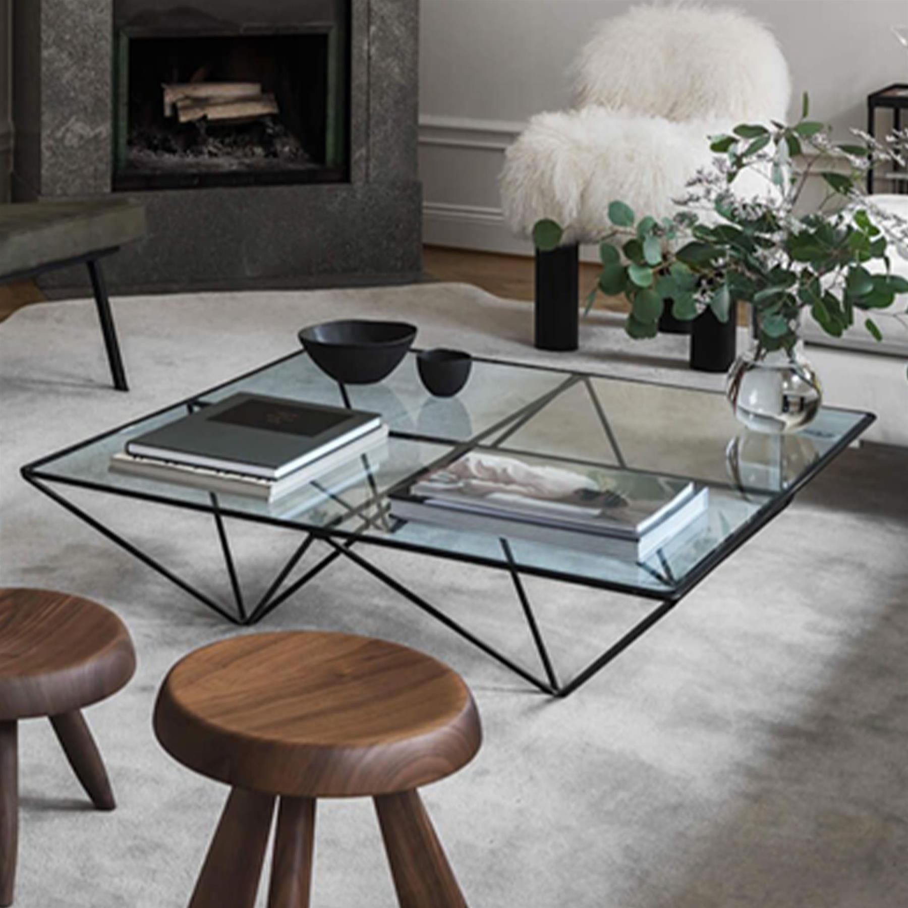 ◆イタリア最高級 ◆ B&B Italia Alanda ガラスローテーブル Alanda '18 small table - B&B Italia