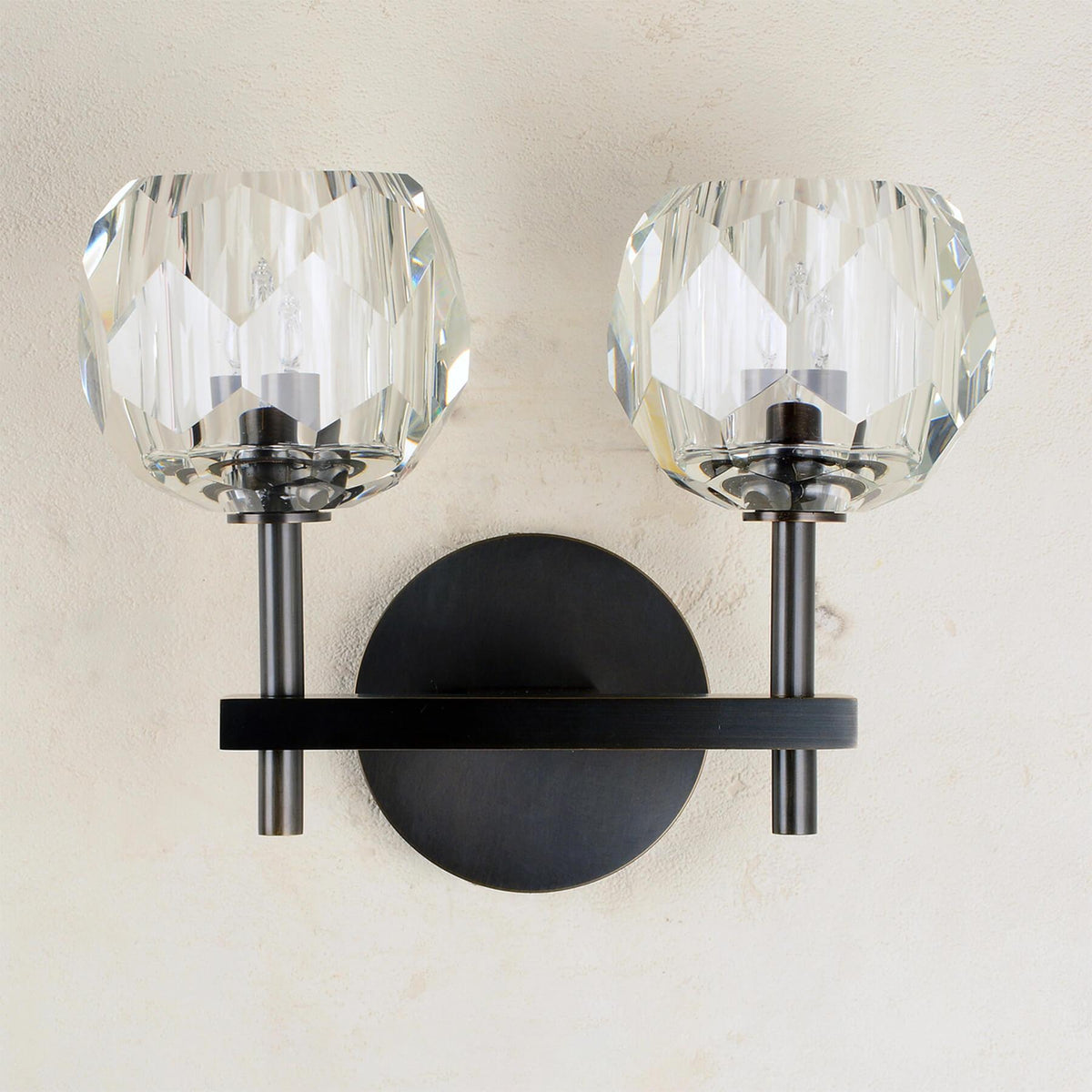 Jimmy Raiden Ball Be Crystal Sconce Double Wall Light