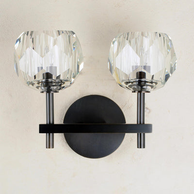 Jimmy Raiden Ball Be Crystal Sconce Double Wall Light