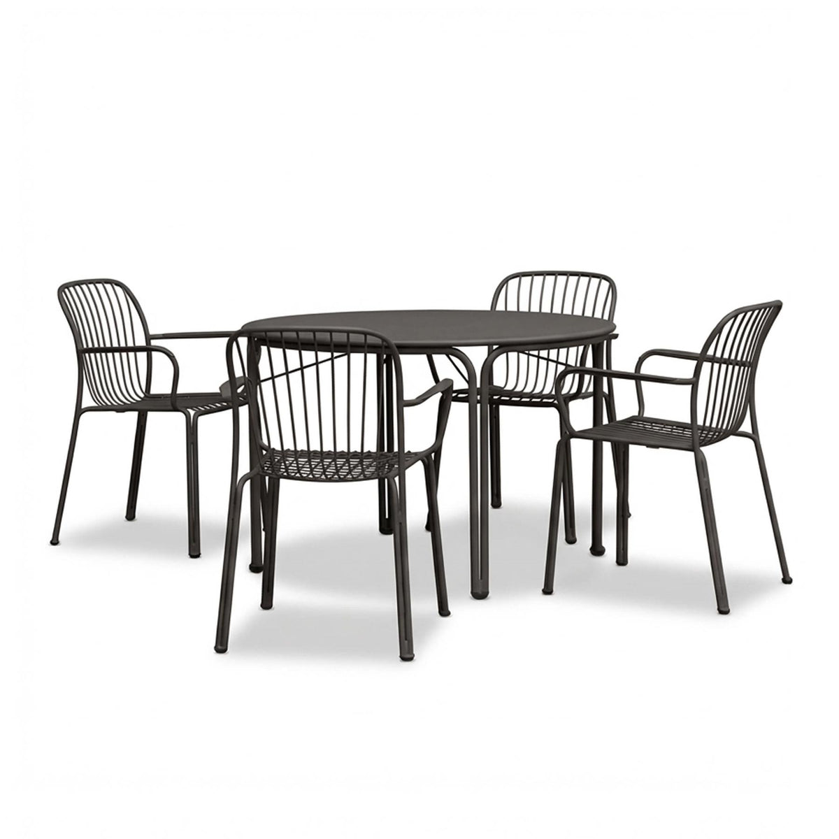&Tradition Thorvald Round Garden Dining Set - Curated by Holloways of Ludlow
