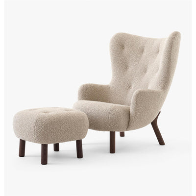 &Tradition VB3 Petra Lounge Chair with FREE Footstool