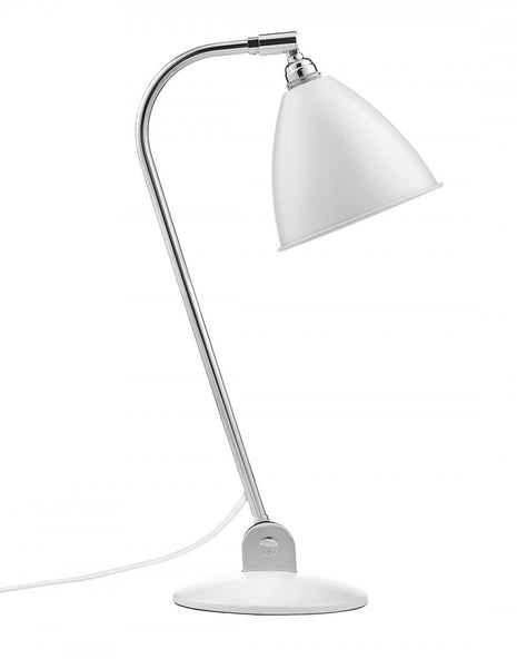 Outlet GUBI Bestlite BL2 Table Lamp - Chrome, Matt White