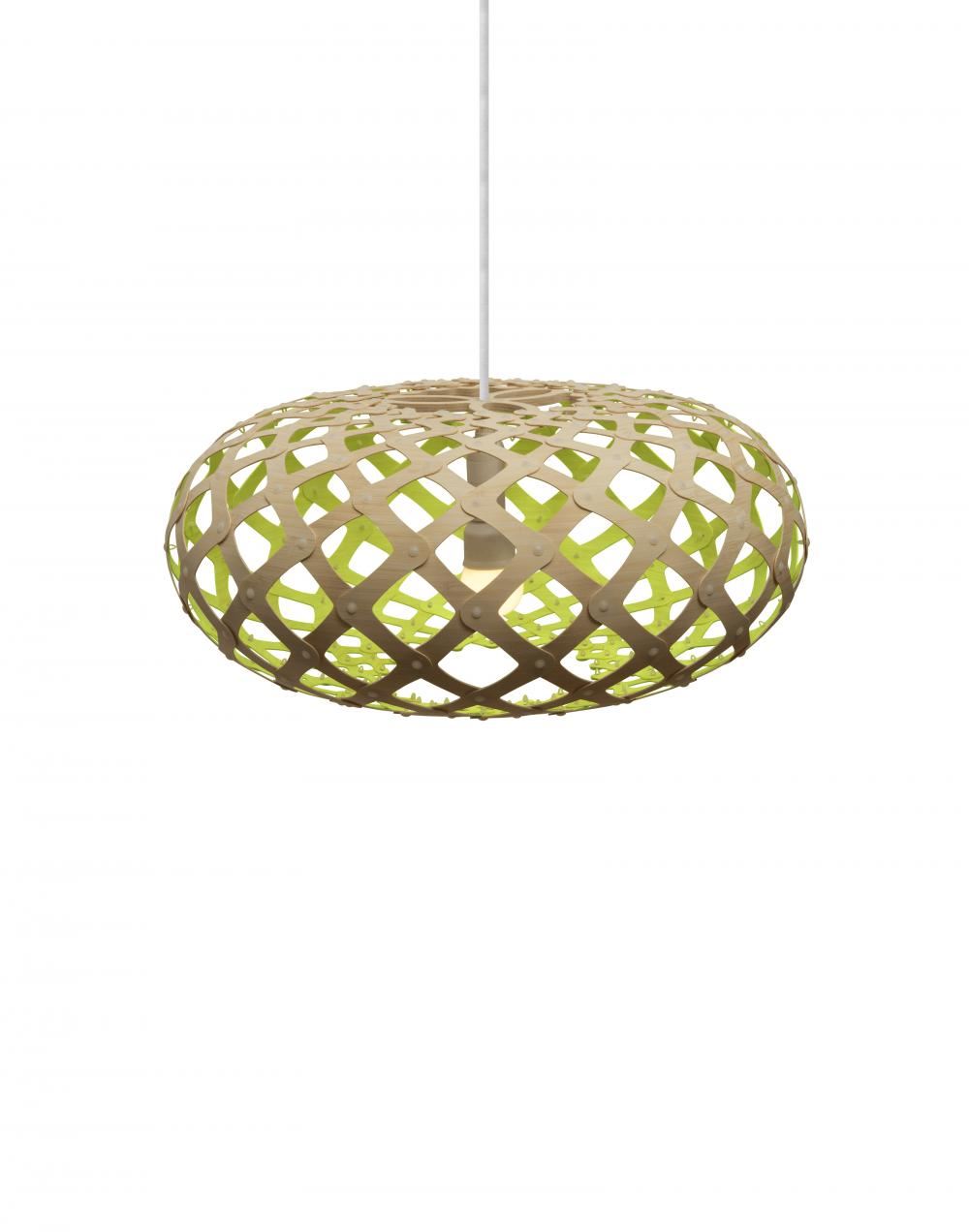 David Trubridge Kina Pendant Light Coloured - 1 Side