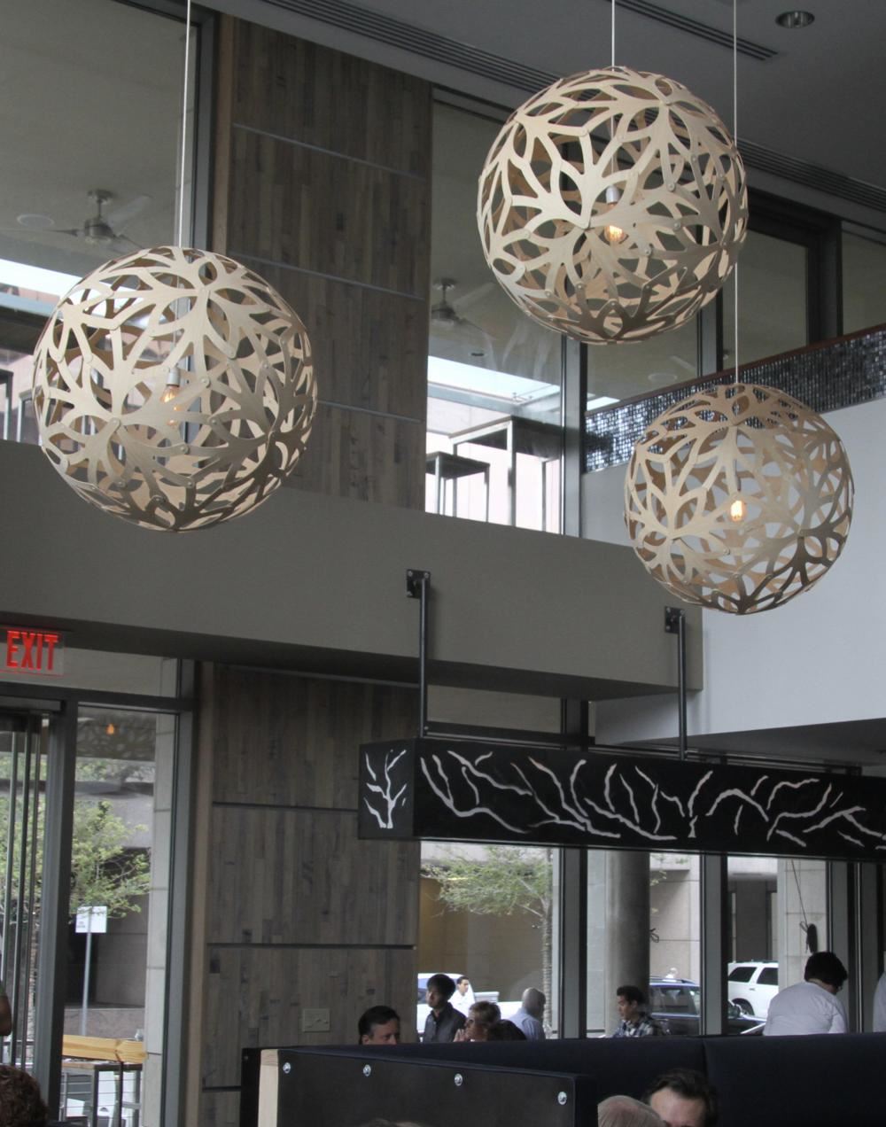 David Trubridge Floral Pendant Light