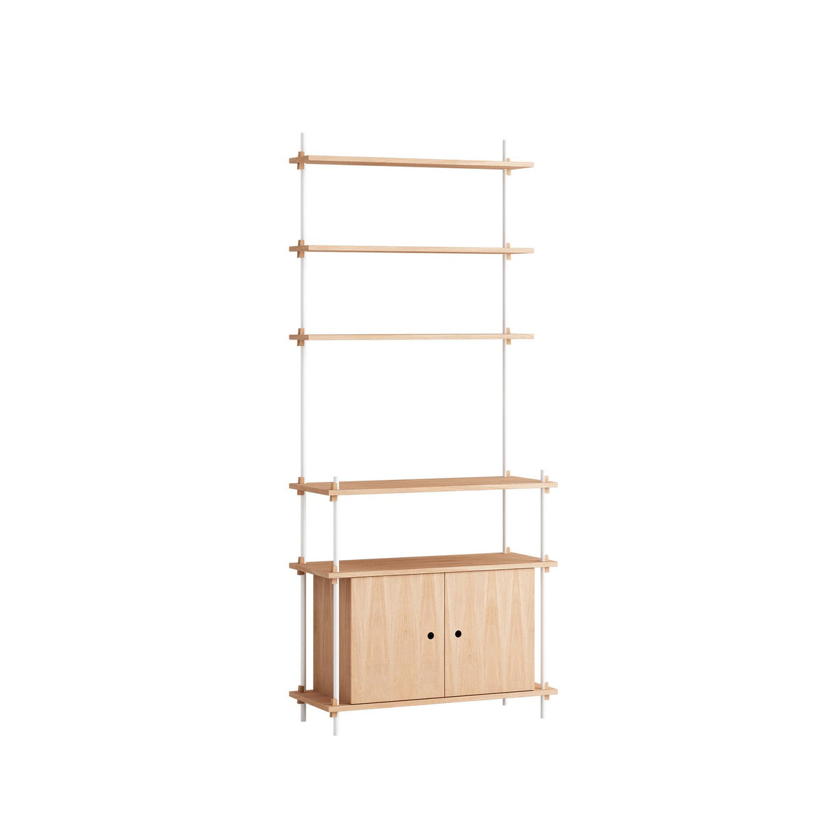 MOEBE Single Shelving System with Cabinet