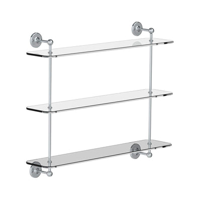 Lefroy Brooks Three Tier Glass Shelf LB4518