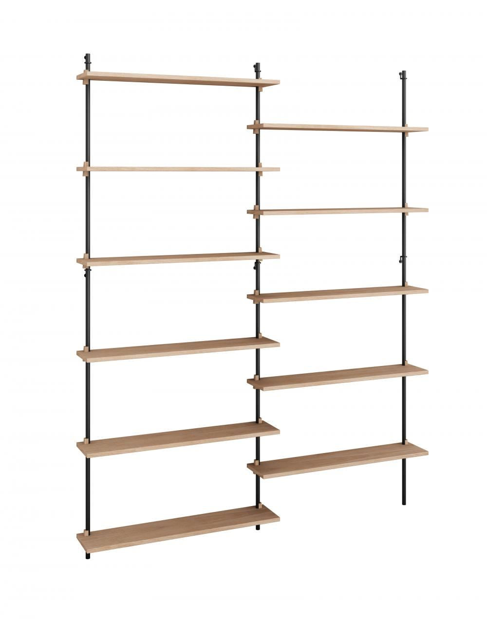 MOEBE Wall Shelving Set Double