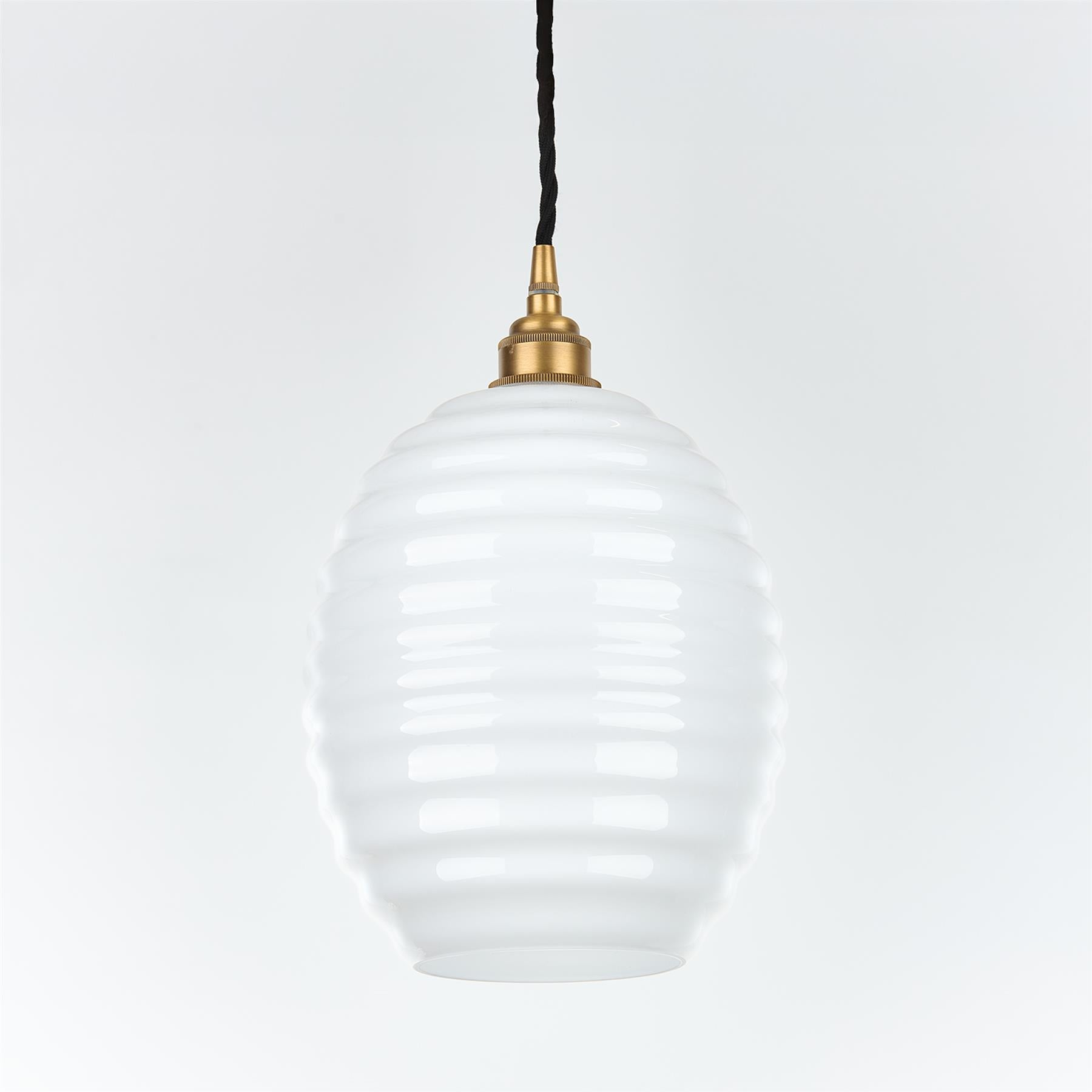 Old School Electric Beehive Pendant Light