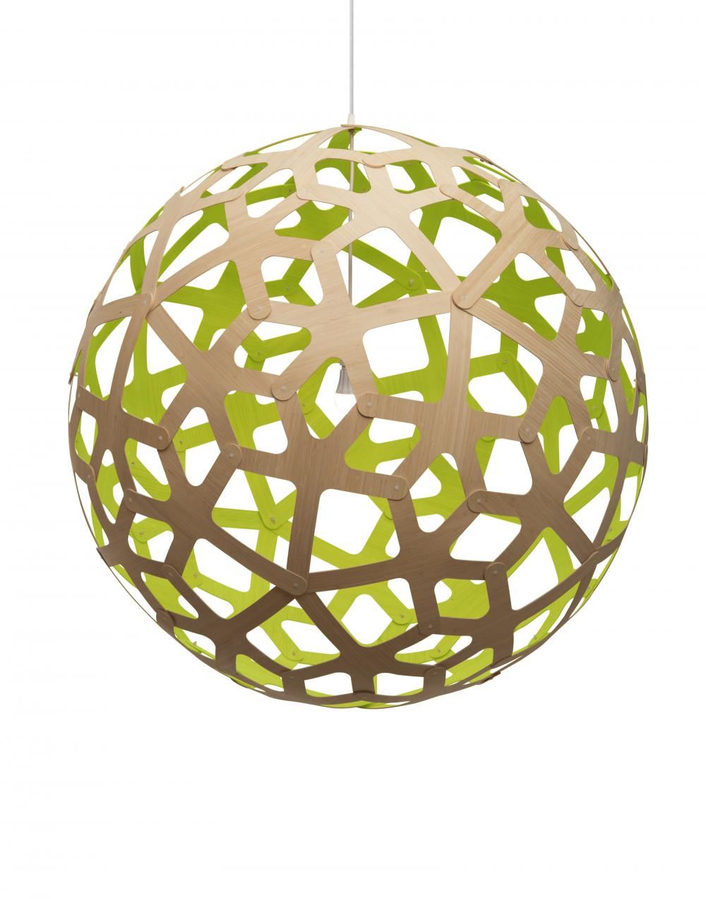 David Trubridge Coral Pendant Light - Colour Inside
