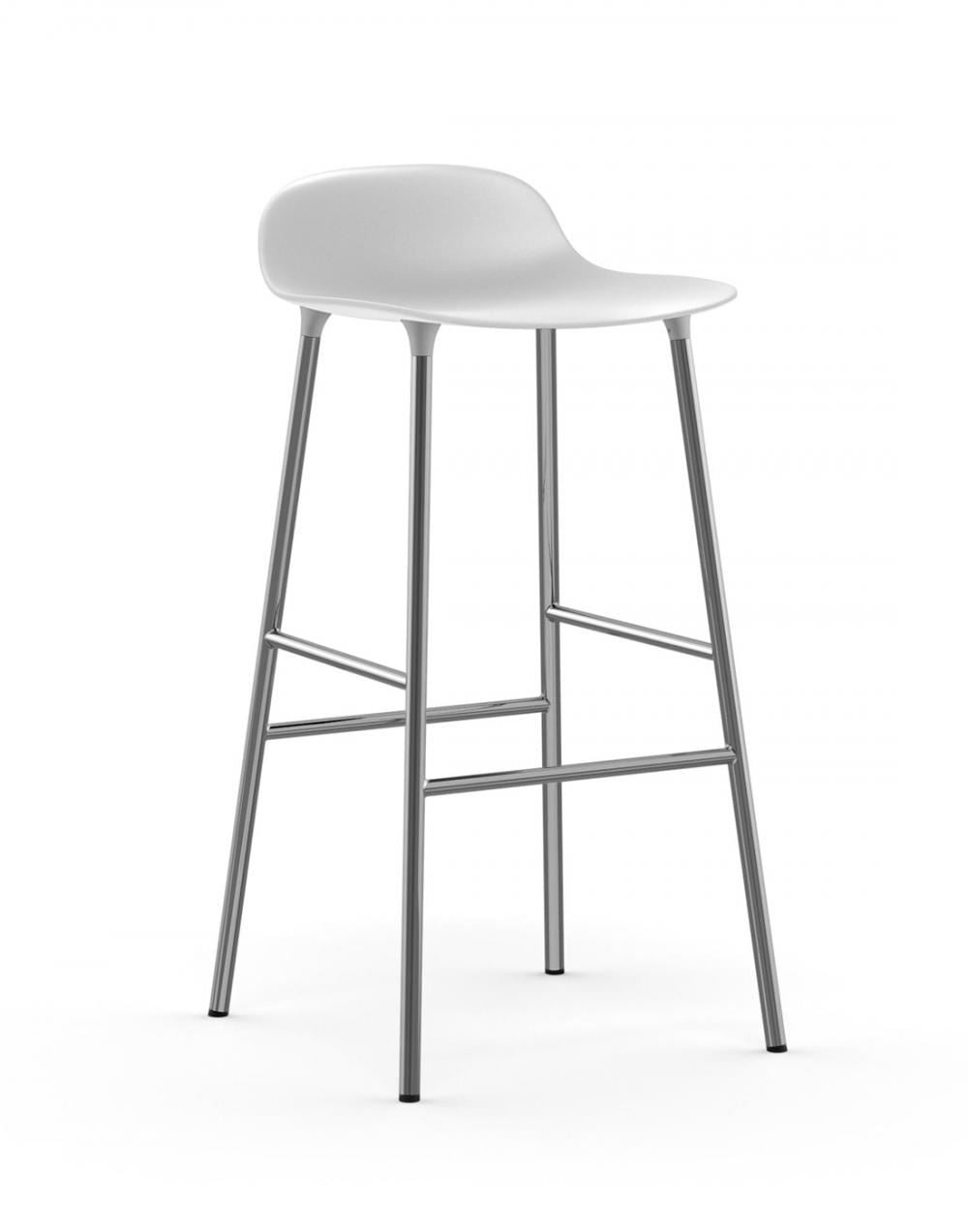 Normann Copenhagen Form Barstool - Metal Legs