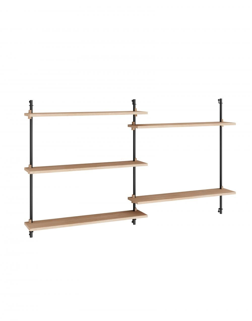 MOEBE Wall Shelving Set Double