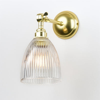 Old School Electric Elongated Prismatic Wall Light - Adjustable Arm