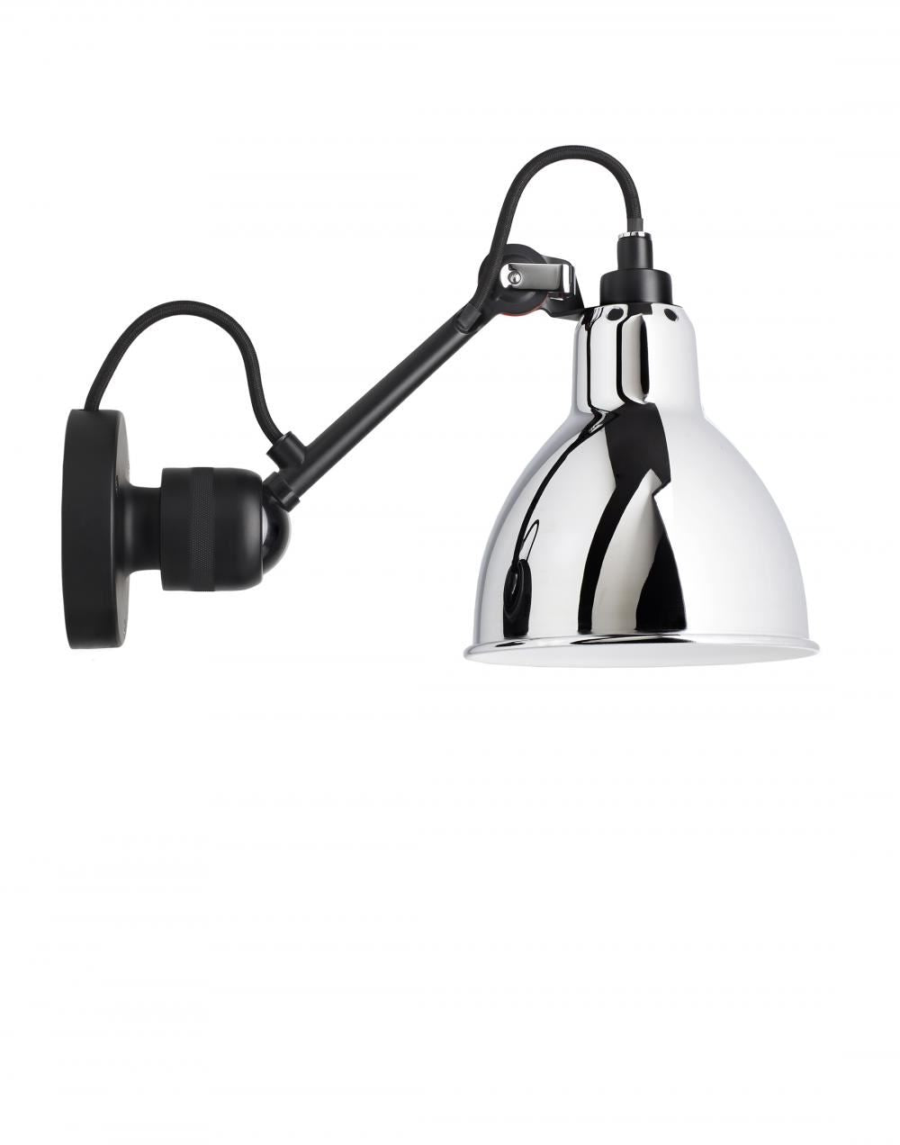 DCW Editions Lampe Gras 304 Small Wall Light - Black Arm