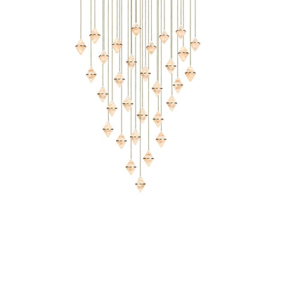Marc Wood Gem Conical Cluster Pendant Light