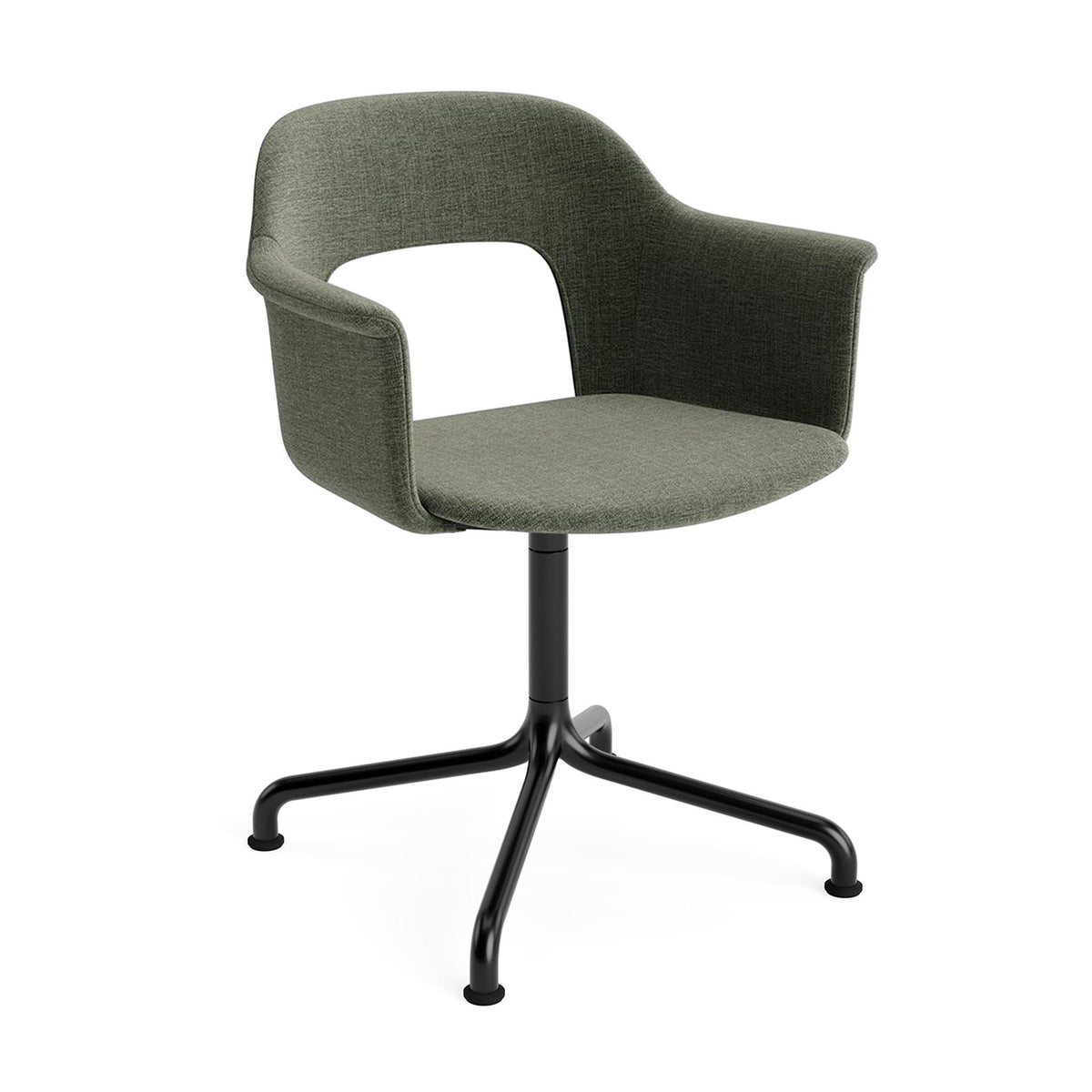 HAY Layout Armchair 254 with 4 Star Swivel Arc Base