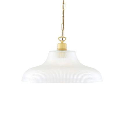 Mullan Lighting London Prismatic Railway Glass Pendant Light