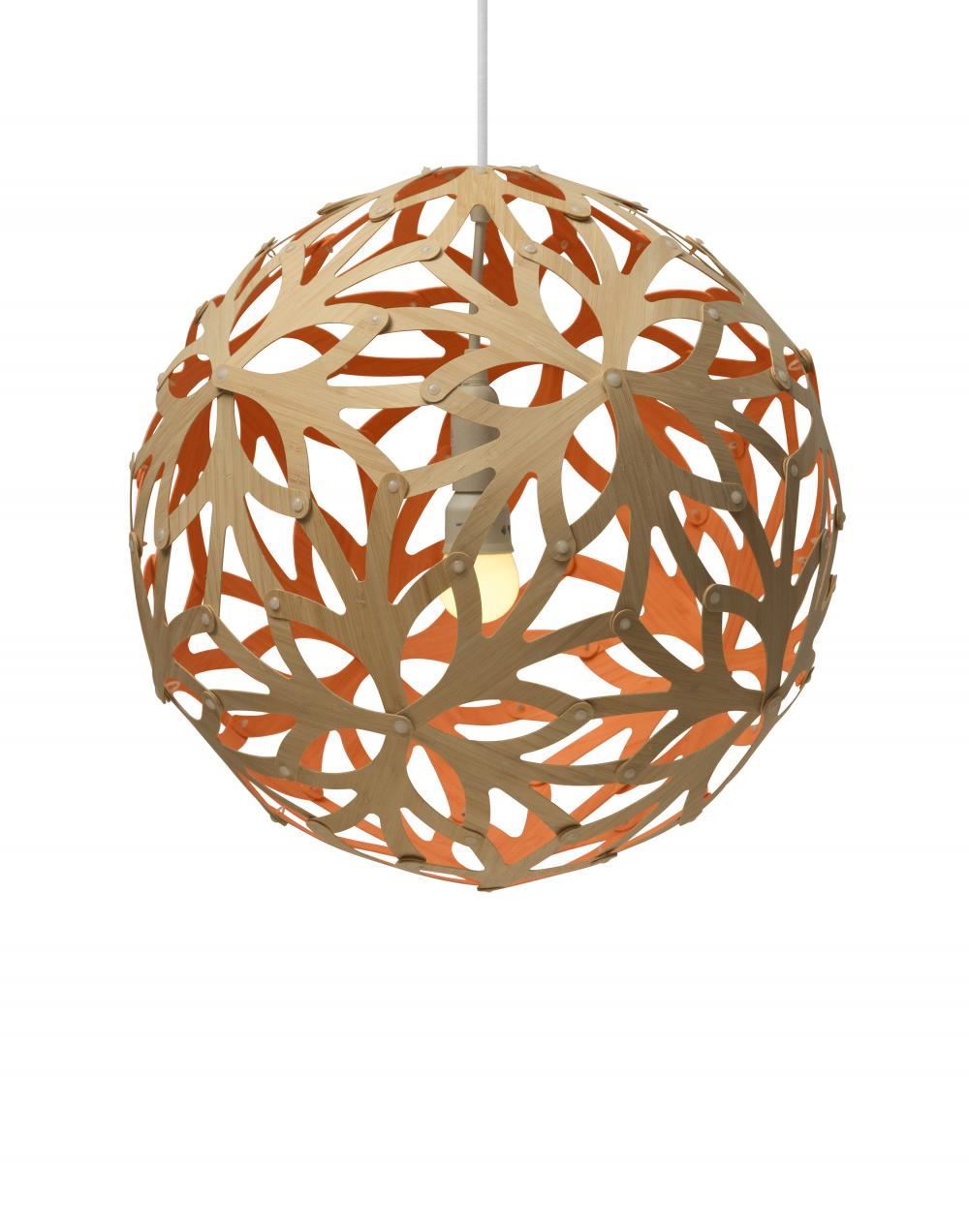 David Trubridge Floral Pendant Light Coloured - 1 Side