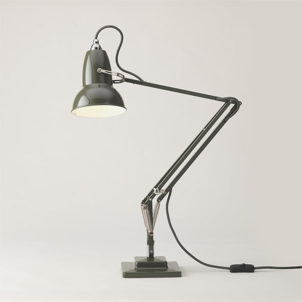 Anglepoise Original 1227 Desk Lamp, Olive Green : Holloways of Ludlow 40th Birthday Limited Edition