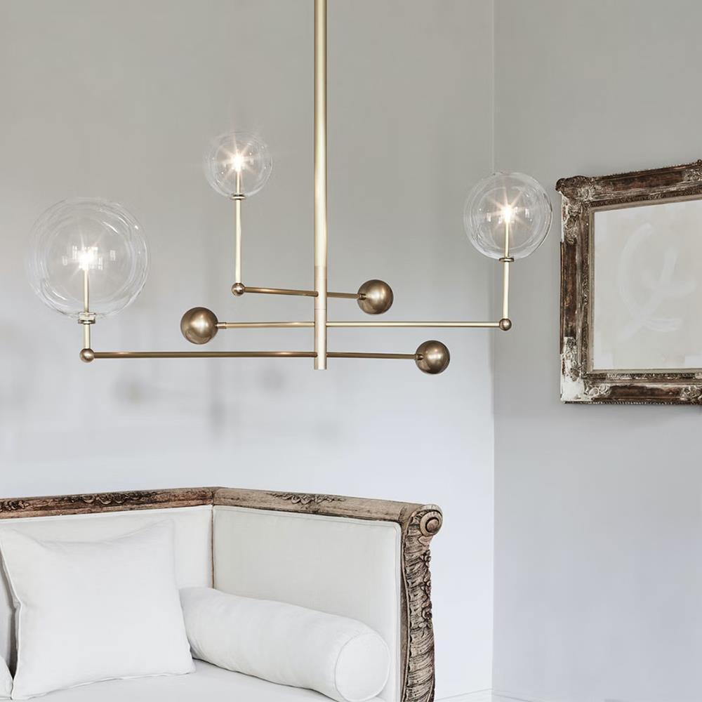 Brass Universe Chandelier