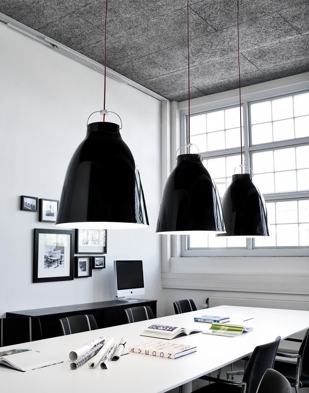 Fritz Hansen Caravaggio Gloss Metal Pendant Light