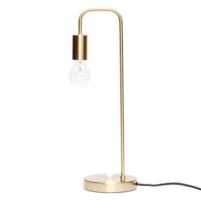 Hubsch Valley Table Lamp Brass