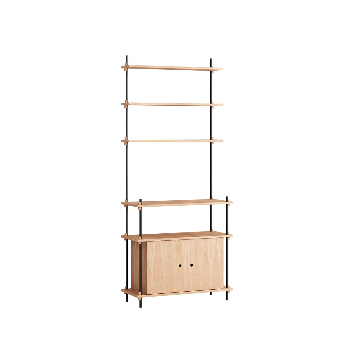 MOEBE Single Shelving System with Cabinet