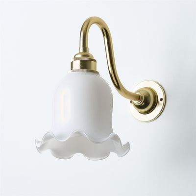 Old School Electric Tulip Wall Light : Swan Arm