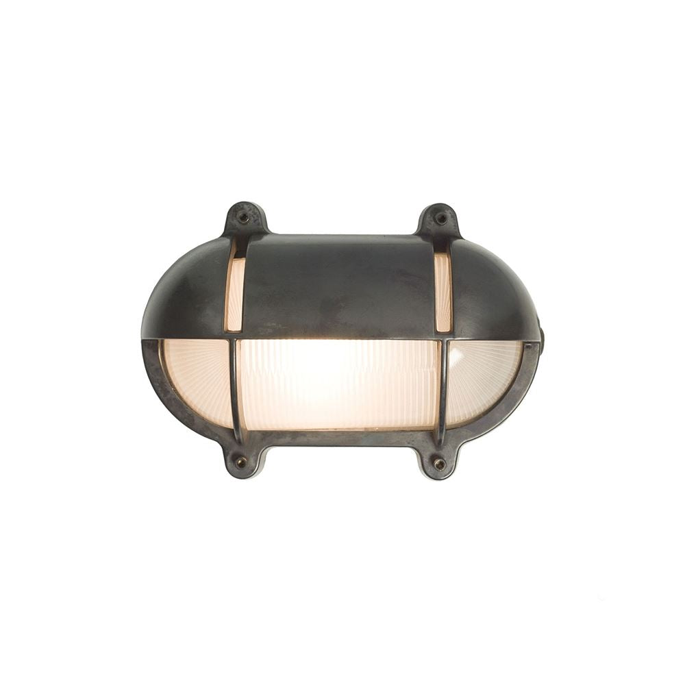 Davey Brass oval Bulkhead With eyelid