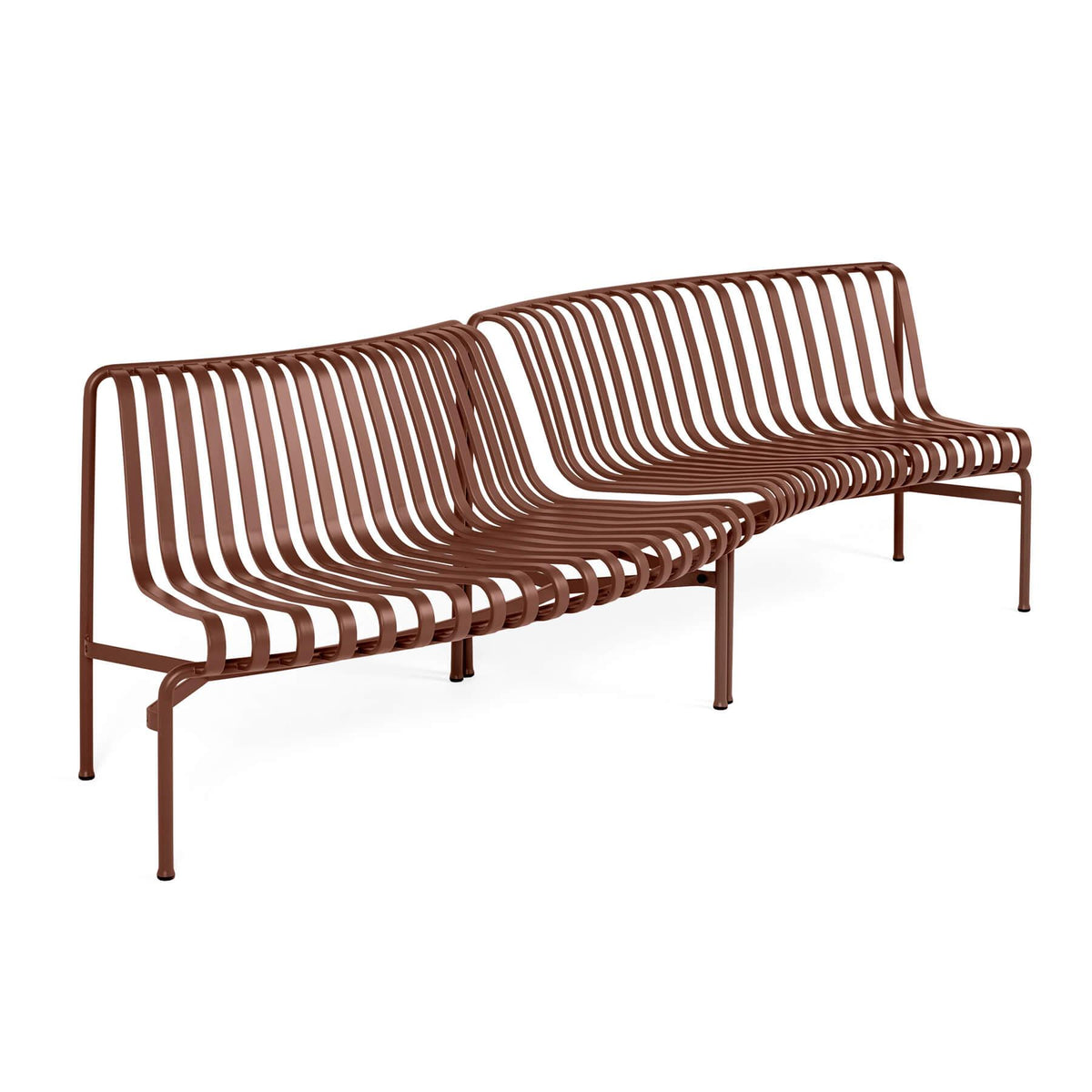HAY Palissade Garden Park Dining Bench - In Out